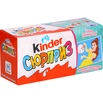 Шоколадное яйцо «Kinder Сюрприз» c игрушкой, 3х20 г