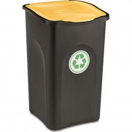 Контейнер для мусора «GreenDeco» 70650, черный, 50 л