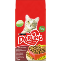 

Корм для котов "DARLING" (мясо/ов) 2кг