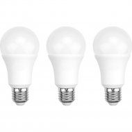 Лампа светодиодная «Rexant» Груша A70 20.5 Вт E27 1948 Лм 6500 K холодный свет, 604-201-3, 3 шт