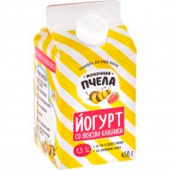 Йогурт питьевой «Молочная пчела» клубника, 1.5%, 450 г
