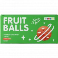 Конфеты фруктовые «Tutti» Fruit Balls, финик, кокос и апельсин, 76 г