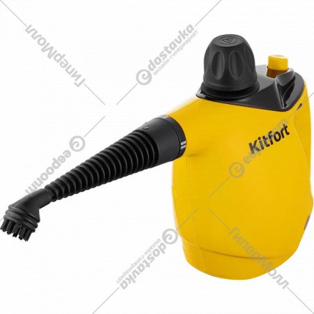 Пароочиститель «Kitfort» КТ-9140-1, черно-желтый