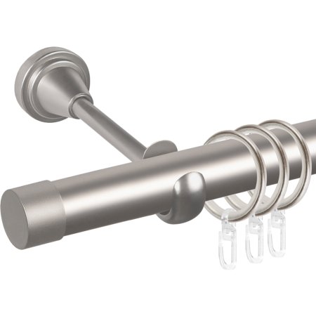 Карниз «АС Форос» Grace, D25Г, Сатин, Заглушка плоская, 2 м