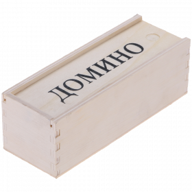 Домино в деревянной упаковке, 4010D-N.