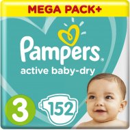 Подгузники «Pampers» Active Baby-Dry 6–10 кг, размер 3, 152 шт