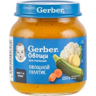 Пюре овощное «Gerber» овощной салатик, 125 г