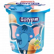 Йогурт «Ба­буш­ки­на крын­ка» со вкусом пломбира, 2%, 150 г