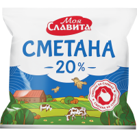 

Сметана (пл,20%) Молчное кружево 400г