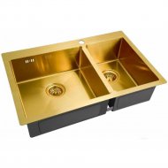 Кухонная мойка «Zorg Sanitary» INOX -PVD SZR 78-2-51 L BRONZE