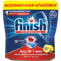 

Таблетки "FINISH ALL IN 1" (лимон) 75 шт