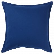 Чехол на подушку «Гурли» 50x50 см, темно-синий.