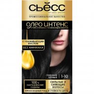 Краска для волос «Syoss oleo intence» глубокий черный, 1-10.