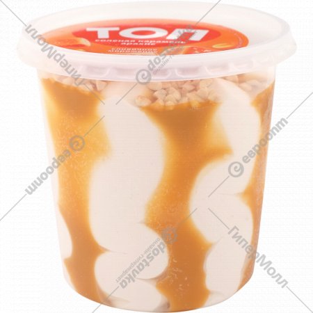 Мороженое «ТОП» соленая карамель и арахис, 250 г