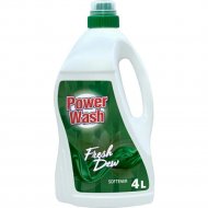 Кондиционер для белья «Power Wash» Fresh Dew, 4 л