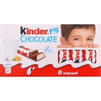 

Шоколад "KINDER" (молочный) 100г