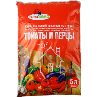 

Грунт"BONA AGRO"питат.д/томат.и перц.5л