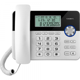 Проводной телефон «Texet» TX-259, черный/серебристый