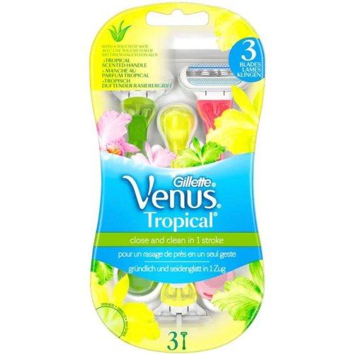 Бритва «Gillette» Venus Tropical, 3 шт