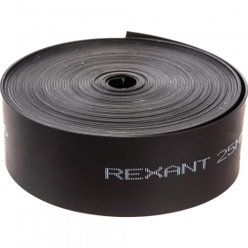 Тер­мо­уса­жи­ва­е­мая лента «Rexant» 48-9006, черный, 25х0.8 мм, 5 м