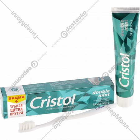 Зубная паста «Cristal» Double Mint, 130 г