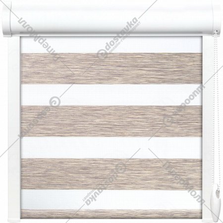 Рулонная штора «АС Март» Вудэн, 014.13, бежево-серый, 67х160 см
