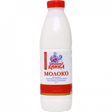 Молоко «Бабушкина крынка» ультрапастеризованное, 3.2%, 900 мл