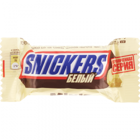 Кон­фе­ты гла­зи­ро­ван­ные «Snickers» minis, белый, 1 кг
