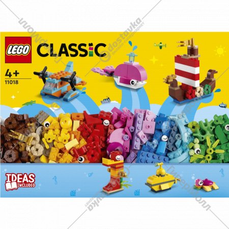 Конструктор «LEGO» Classic, Творческое веселье в океане, 11018