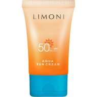 Крем солнцезащитный «LIMONI» SPF50+РА++++ Aqua, 50 мл