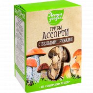 Грибное ассорти «Лесные угодья» сушеные, с белыми грибами, 45 г