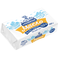 

Масло "КРЕСТЬЯНСКОЕ" 72,5% фас. 180 г
