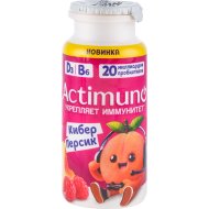 Кис­ло­мо­лоч­ный про­дукт «Actimuno» с персиком и малиной, 1.5%, 95 г