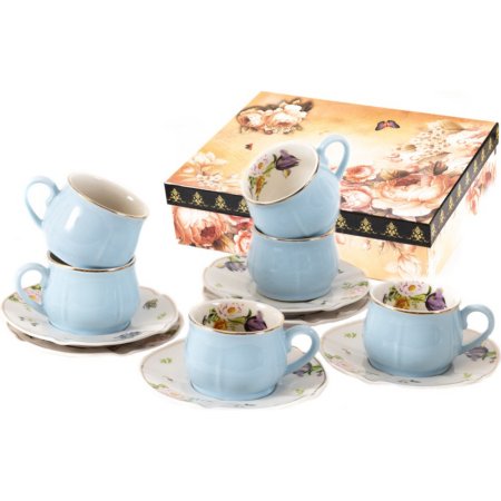 Набор чашек с блюдцами Сирена 27450555, 12 предметов