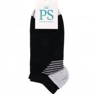 Носки мужские «PS» размер 25, серо-бело-черный