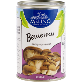 Ве­шен­ки ре­зан­ные «Melino» кон­сер­ви­ро­ван­ные, 340 г