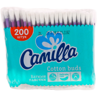 

Ватные палочки "CAMILLA" (п/э) 200шт