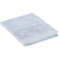 Полотенце махровое Spany Peony Floral, голубое, 50 х 80 см