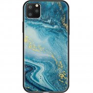 Чехол «Deppa» Glass Case для Apple iPhone 11 Pro Max 87267 голубой агат