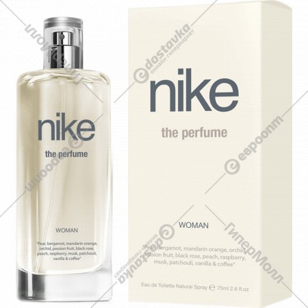 Туалетная вода «Nike» The Perfume Woman, для женщин, 75 мл
