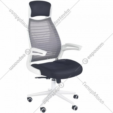 Кресло компьютерное «Halmar» Franklin, черно-бело-серый