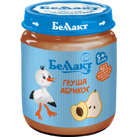 Пюре фруктовое «Беллакт» груша-абрикос, 100 г