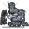 Роликовые коньки «ZEZ SPORT» BD2168-S