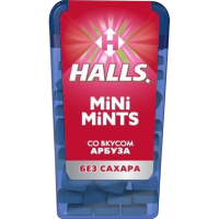 

Конфеты "HALLS MINI MINTS" (арбуз) 12.5г