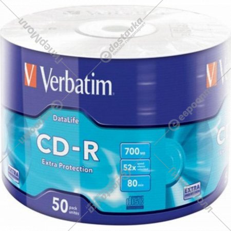 CD диски «Verbatim» Extra Protection, 43787