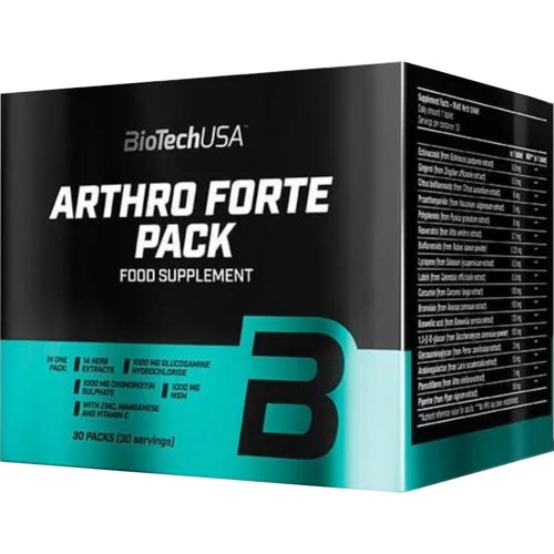 Комплекс для суставов и связок «BioTech USA» Arthro Forte Pack, 30 пакетов