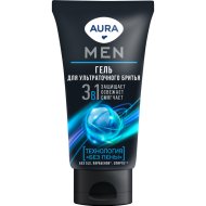 Гель для бритья «Aura» Men, для ультраточного, 150 мл