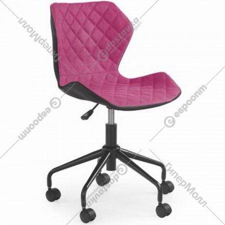 Кресло компьютерное «Halmar» Matrix, черно-розовый
