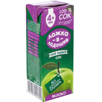 

Сок"ЛОЖКА В ЛАДОШКЕ"(ябл), 200мл