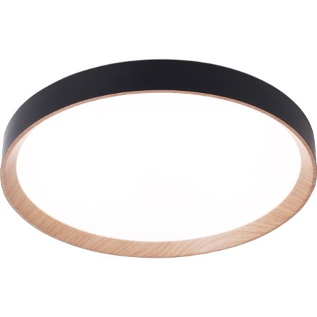 Потолочный светильник Ambrella light FZ1326 BK/LWD, черный/светлое дерево